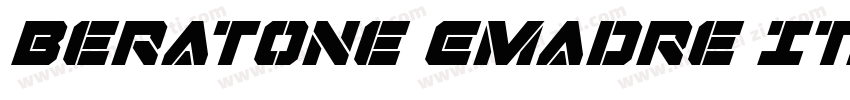 Beratone Emadre Italic字体转换